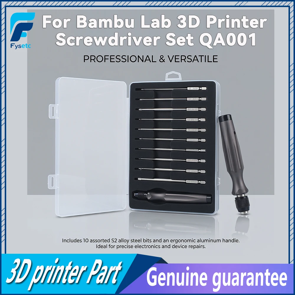 For Bambu lab Voron Creality Anycubioc Flashforge Maker Word Screwdriver Set - QA001 3D Printer Tool
For Bambu lab Voron Creality Anycubioc Flashforge Maker Word Screwdriver Set - QA001 3D Printer Tool