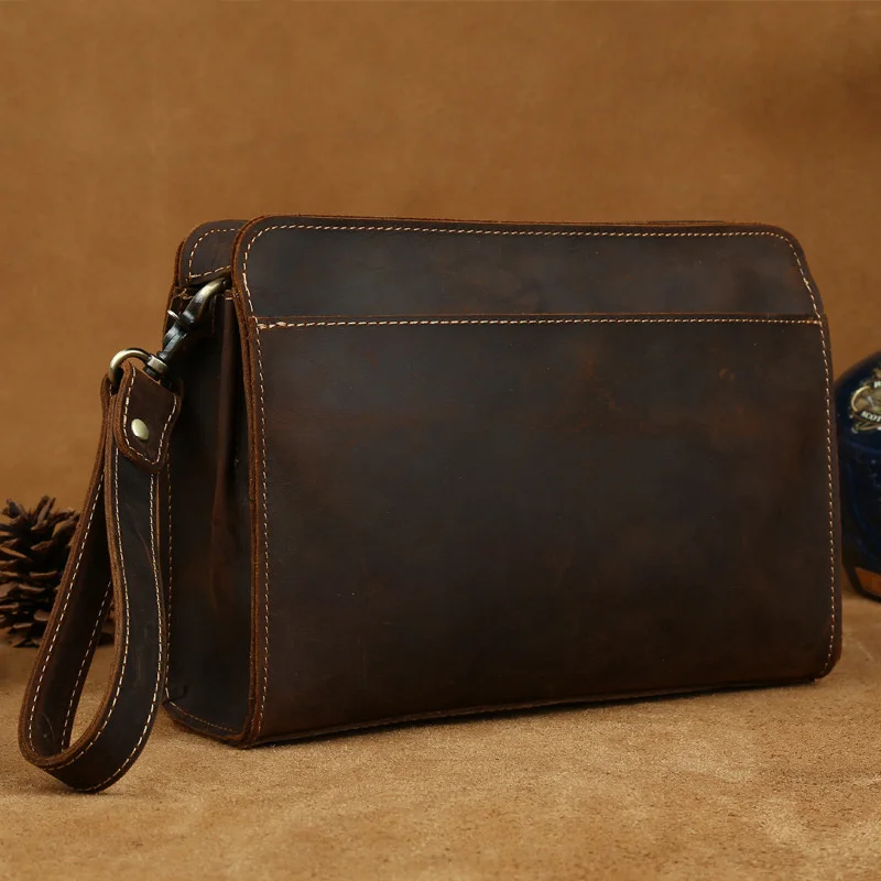 100% Genuine Leather Clutch Bag With Wrist Band Ipad Iphone es For Male Men Hand Real Cowskin Purse Gift
100% Genuine Leather Clutch Bag With Wrist Band Ipad Iphone es For Male Men Hand Real Cowskin Purse Gift