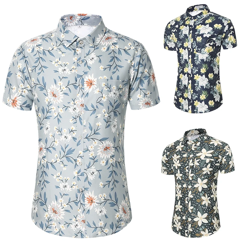 2023 Summer Short Sleeve Shirt Mens Casual Flower Beach Hawaiian Shirts Slim Fit Floral Shirts Men 5XL 6XL 7XL
2023 Summer Short Sleeve Shirt Mens Casual Flower Beach Hawaiian Shirts Slim Fit Floral Shirts Men 5XL 6XL 7XL