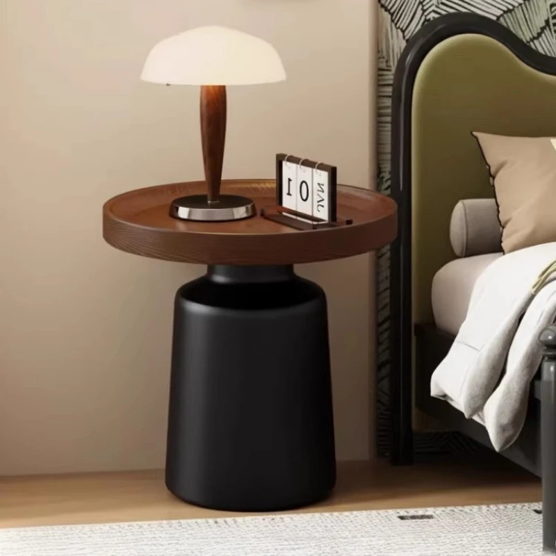 Прикроватная тумбочка в стиле Mid-Century Modern, круглая, для спальни, с полкой для хранения, для гостиной, домашняя мебель
Прикроватная тумбочка в стиле Mid-Century Modern, круглая, для спальни, с полкой для хранения, для гостиной, домашняя мебель