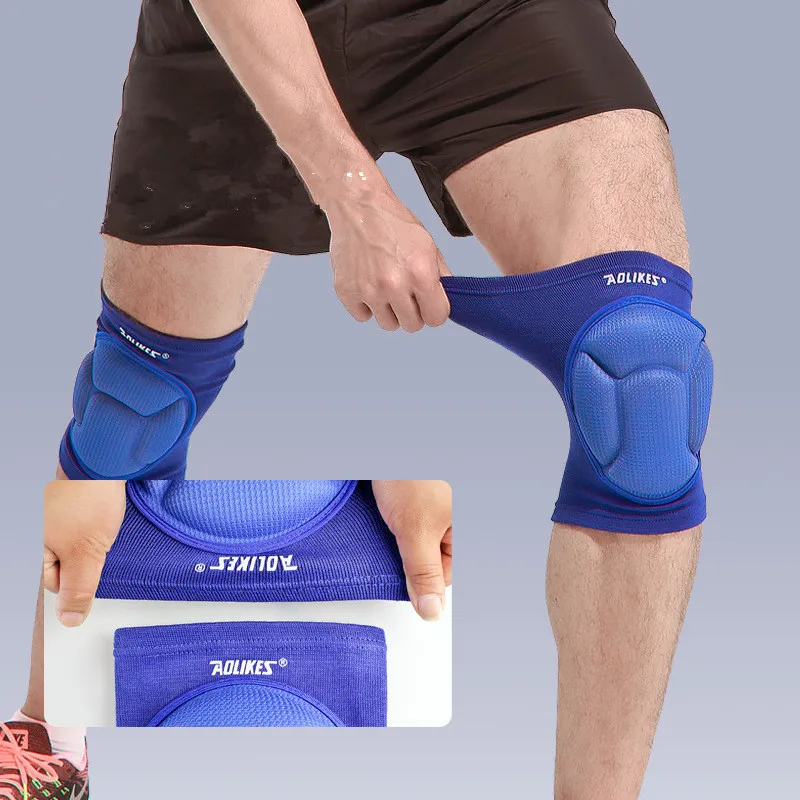 2Pcs Protective Thick Sponge Knee Pads High Elastic Non-Slip Basketball Volleyball Outdoor Knee Sleeves Knee-joint Leg Sleeve
2Pcs Protective Thick Sponge Knee Pads High Elastic Non-Slip Basketball Volleyball Outdoor Knee Sleeves Knee-joint Leg Sleeve