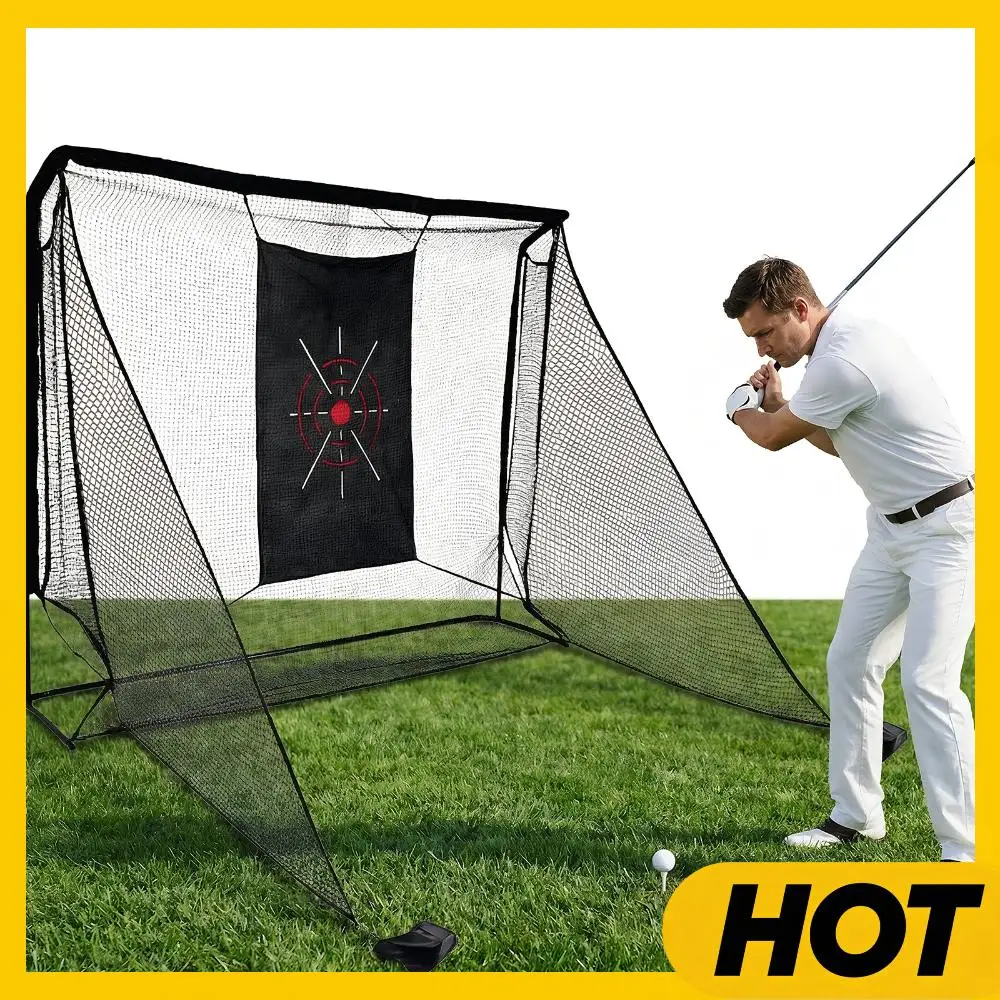 Golf Enclosure Net 10x7ft Golf Hitting Net with Side Barriers & Target Cloth for Backyard Driving Chipping Indoor Outdoor Use
Golf Enclosure Net 10x7ft Golf Hitting Net with Side Barriers & Target Cloth for Backyard Driving Chipping Indoor Outdoor Use