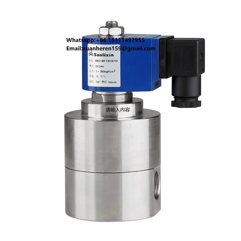 SANLIXIN SMZ High-pressure Solenoid Valve with Thread Mounting Peek & Stainless Steel Construction
SANLIXIN SMZ High-pressure Solenoid Valve with Thread Mounting Peek & Stainless Steel Construction