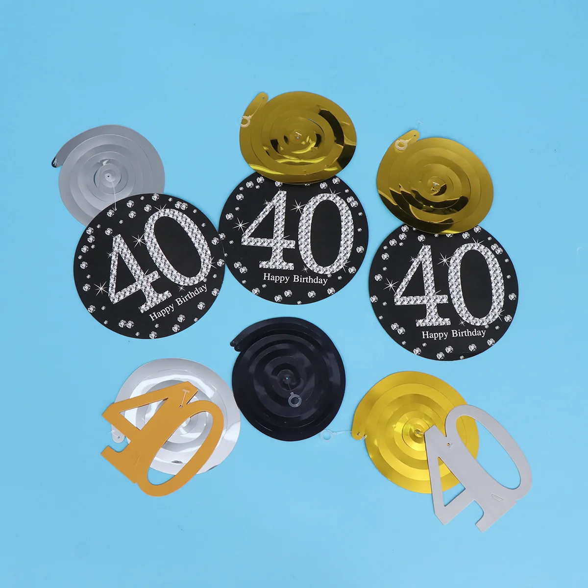 13Pcs Swirl Hanging Decorations Birthday Party Spiral Ornaments for Ceiling Door Window Balloon Display with Happy Birthday
13Pcs Swirl Hanging Decorations Birthday Party Spiral Ornaments for Ceiling Door Window Balloon Display with Happy Birthday