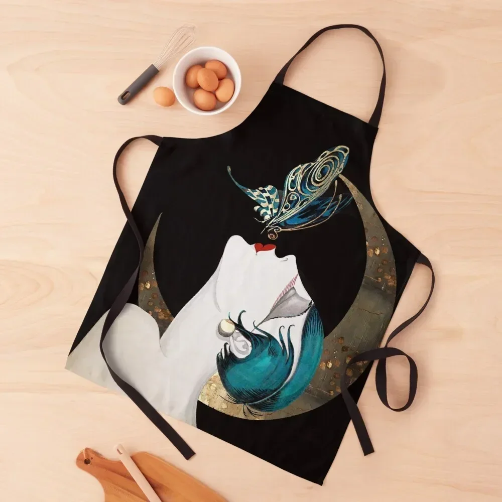 Butterfly Kiss French Art Deco Flapper Woman Remix Apron for women halloween For Cooking Apron
Butterfly Kiss French Art Deco Flapper Woman Remix Apron for women halloween For Cooking Apron
