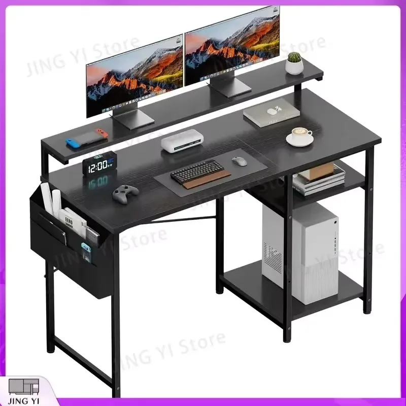 100cm 120cm Computer Desk Office Table with LED Light Monitor Stand 2 Shelves Storage Bag Study Desk Workstation PC Table for
100cm 120cm Computer Desk Office Table with LED Light Monitor Stand 2 Shelves Storage Bag Study Desk Workstation PC Table for