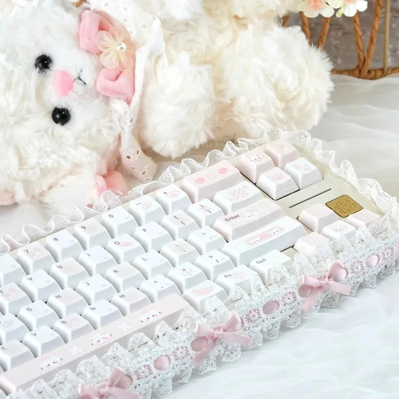 Nurse Cute Little Cat Pink Keycaps Set Cherry Profile Pbt Sublimation Customized Keycaps for Mechanical Keyboard Accessories
Nurse Cute Little Cat Pink Keycaps Set Cherry Profile Pbt Sublimation Customized Keycaps for Mechanical Keyboard Accessories