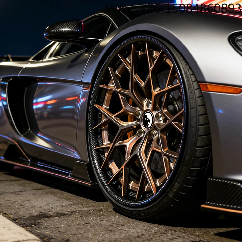 Ultra Lightweight Monoblock Forged Wheel Rim, 18-24 Inch Carbon Fiber Alloy Hub, 5x112 5x120 PCD For Luxury Racing Car Modific
Ultra Lightweight Monoblock Forged Wheel Rim, 18-24 Inch Carbon Fiber Alloy Hub, 5x112 5x120 PCD For Luxury Racing Car Modific