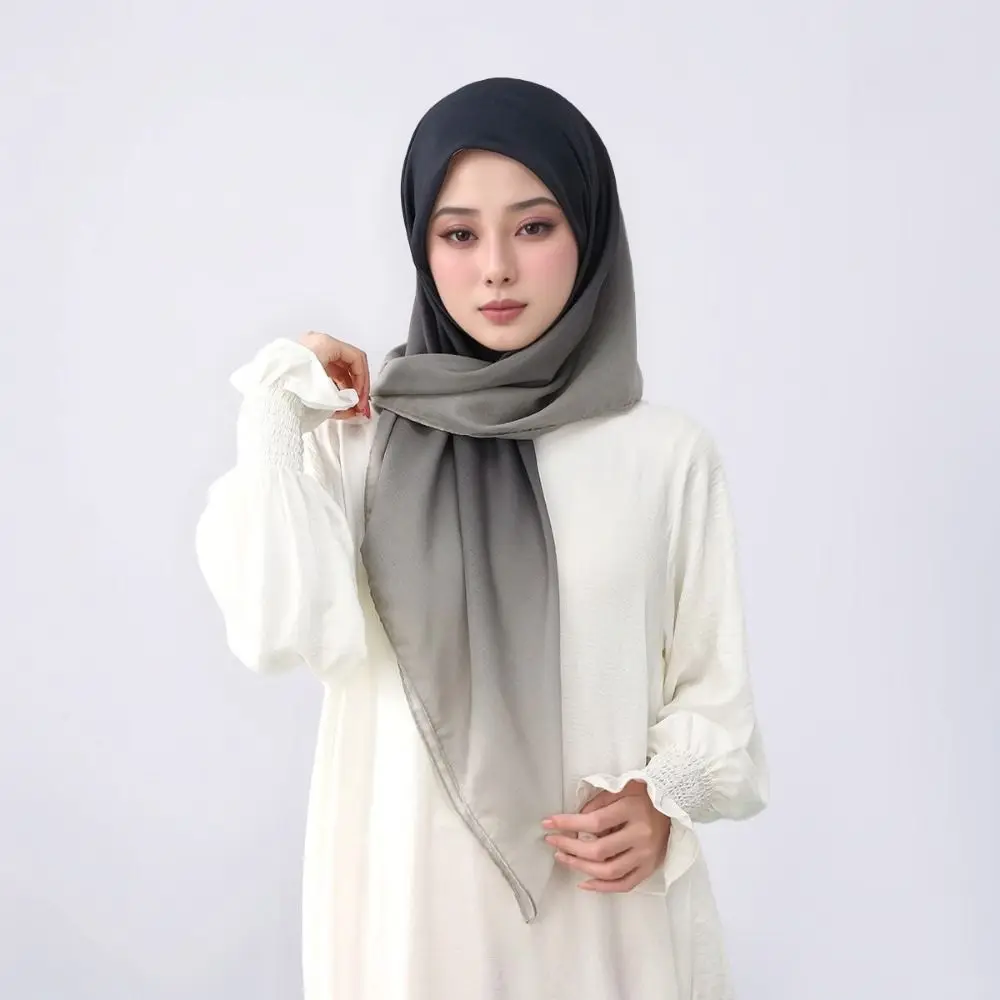 110 x 110 cm Gradient Square Scarf Large Size Breathable Muslim Hijab Ethnic style Style Square Shape Turban Headscarf
110 x 110 cm Gradient Square Scarf Large Size Breathable Muslim Hijab Ethnic style Style Square Shape Turban Headscarf