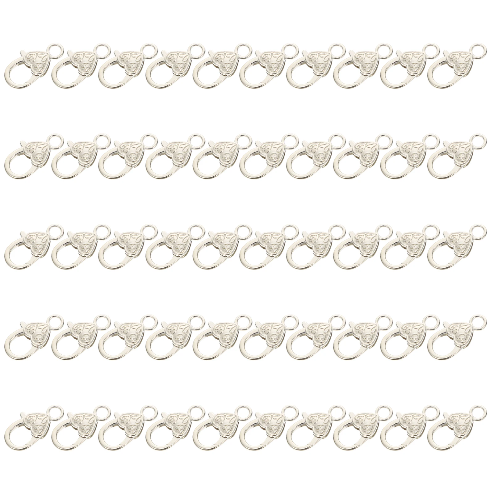 50pcs Love Heart Lobster Buckle Zinc Alloy Clasp for Handbag Charms Jewelry Making DIY Craft Supplies Sturdy Durable
50pcs Love Heart Lobster Buckle Zinc Alloy Clasp for Handbag Charms Jewelry Making DIY Craft Supplies Sturdy Durable