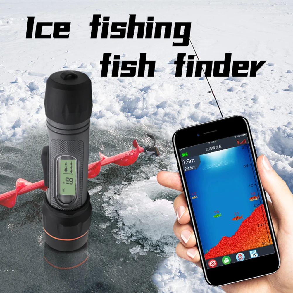 Portable Sonar Fish Finder Waterproof Wireless Bluetooth Depth Finder Ice Fish Finder with Depth Readout Display for Outdoor
Portable Sonar Fish Finder Waterproof Wireless Bluetooth Depth Finder Ice Fish Finder with Depth Readout Display for Outdoor
