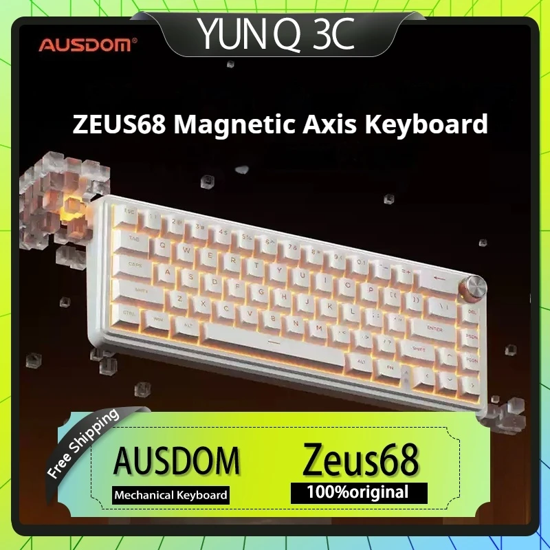 AUSDOM Zeus68 Magnetic Axis Mechanical Gaming Keyboard Customizable Esports Professional Desktop Computer Accessory Gift
AUSDOM Zeus68 Magnetic Axis Mechanical Gaming Keyboard Customizable Esports Professional Desktop Computer Accessory Gift