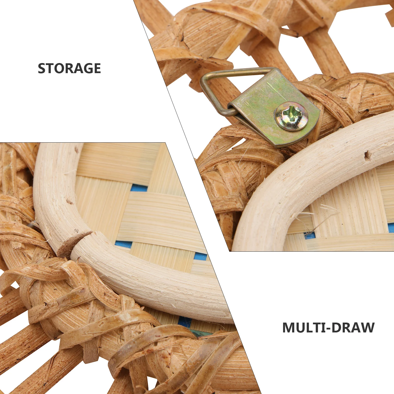 1Pcs Handmade Woven Bamboo Mirror Light Brown Retro Wall Mounted Decorative Makeup Mirror for Bedroom Home Photo Studio
1Pcs Handmade Woven Bamboo Mirror Light Brown Retro Wall Mounted Decorative Makeup Mirror for Bedroom Home Photo Studio