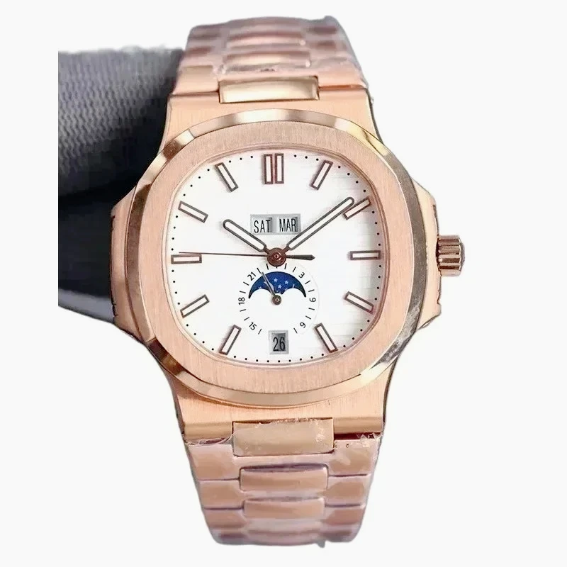 2026 Men Formal Automatic Mechanical Watch Moonphase Daydate Display 904L Stainless Steel Scratch Proof Luxury Dress Watches
2026 Men Formal Automatic Mechanical Watch Moonphase Daydate Display 904L Stainless Steel Scratch Proof Luxury Dress Watches
