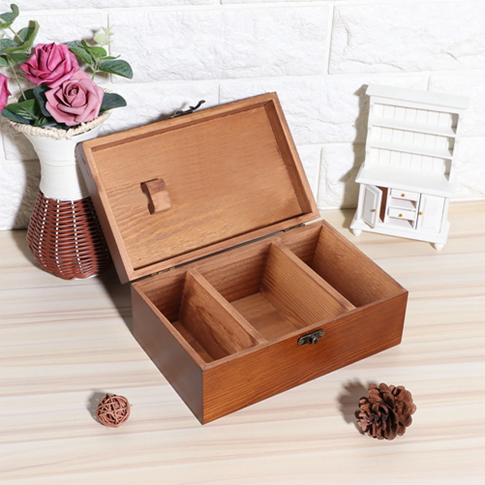 Household Vintage Wooden Sewing Box Needle Thread Storage Case Organizer DIY Sewing ToolsTaraxacum Pattern Empty Box
Household Vintage Wooden Sewing Box Needle Thread Storage Case Organizer DIY Sewing ToolsTaraxacum Pattern Empty Box