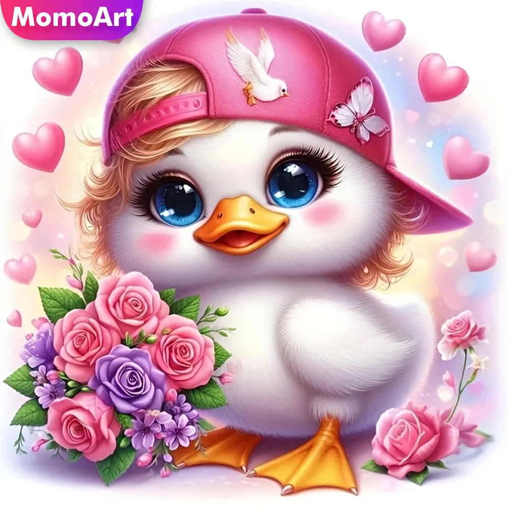 Алмазная мозаика Momoart: Квадратные и круглые стразы, рисунок «Утка», DIY, алмазная живопись, мультяшные акриловые товары для рукоделия, декор для дома
Алмазная мозаика Momoart: Квадратные и круглые стразы, рисунок «Утка», DIY, алмазная живопись, мультяшные акриловые товары для рукоделия, декор для дома