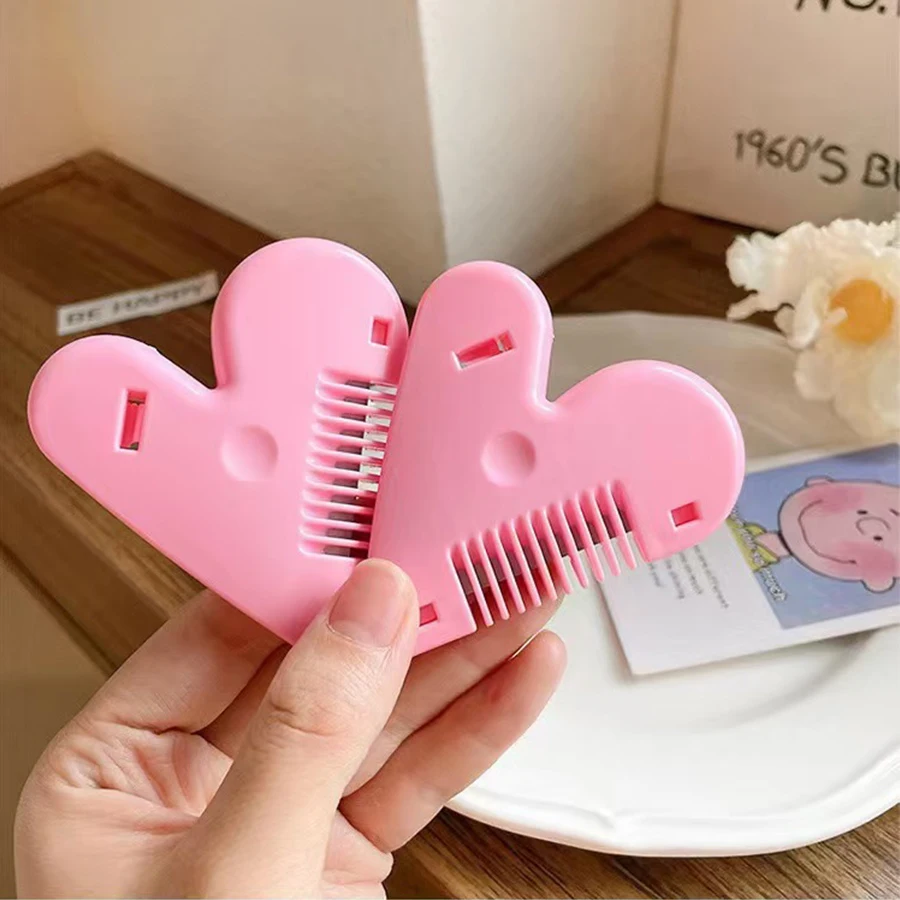 3Pcs Mini Hair Cutter Comb, Heart-Shaped Manual Bangs Trimmer for Kids, Women, Girls Cut Accessories, Pink
3Pcs Mini Hair Cutter Comb, Heart-Shaped Manual Bangs Trimmer for Kids, Women, Girls Cut Accessories, Pink