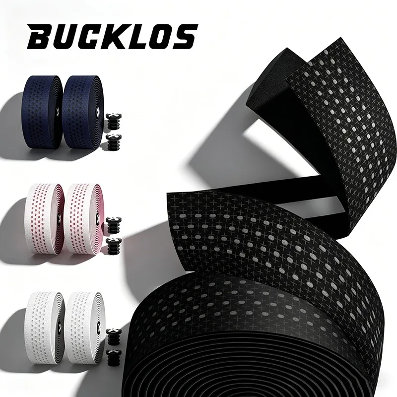 Лента для велосипедных рулей BUCKLOS: силиконовая, легкая, комфортная, износостойкая, нескользящая, из ЭВА. Запчасти для велосипедов.
Лента для велосипедных рулей BUCKLOS: силиконовая, легкая, комфортная, износостойкая, нескользящая, из ЭВА. Запчасти для велосипедов.