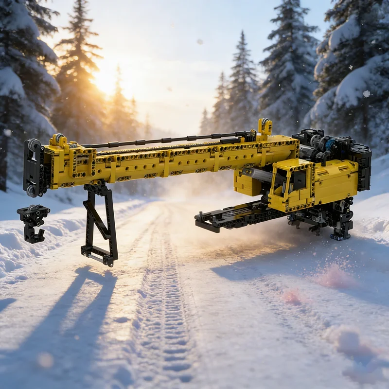 1477pcs MOC Crane Halftrack Technical Model Building Blocks Architecture Christmas Gift DIY Creative Toys Idea Education
1477pcs MOC Crane Halftrack Technical Model Building Blocks Architecture Christmas Gift DIY Creative Toys Idea Education