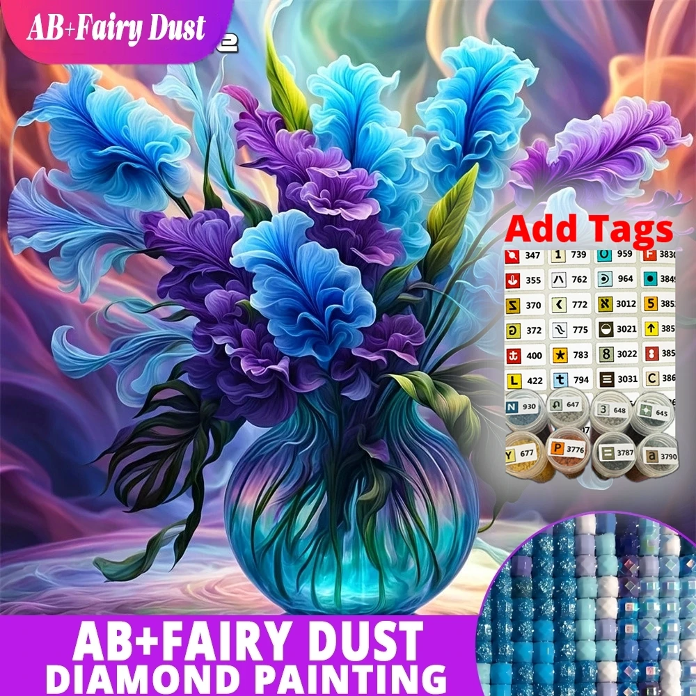 AB Fairy Dust New Arrival Diamond Painting Flower Full Square Embroidery Vase Suitable For Beginners Rhinestones Mosaic Home Dec
AB Fairy Dust New Arrival Diamond Painting Flower Full Square Embroidery Vase Suitable For Beginners Rhinestones Mosaic Home Dec