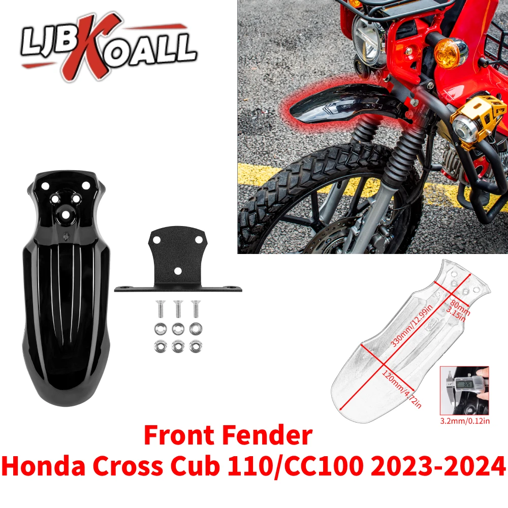 For Honda Cross Cub 110/CC100 Motorcycle Front Mudguard Wheel Fender Splash Guard for Honda Cross Cub CC100 2023-2024 Mud Guard
For Honda Cross Cub 110/CC100 Motorcycle Front Mudguard Wheel Fender Splash Guard for Honda Cross Cub CC100 2023-2024 Mud Guard