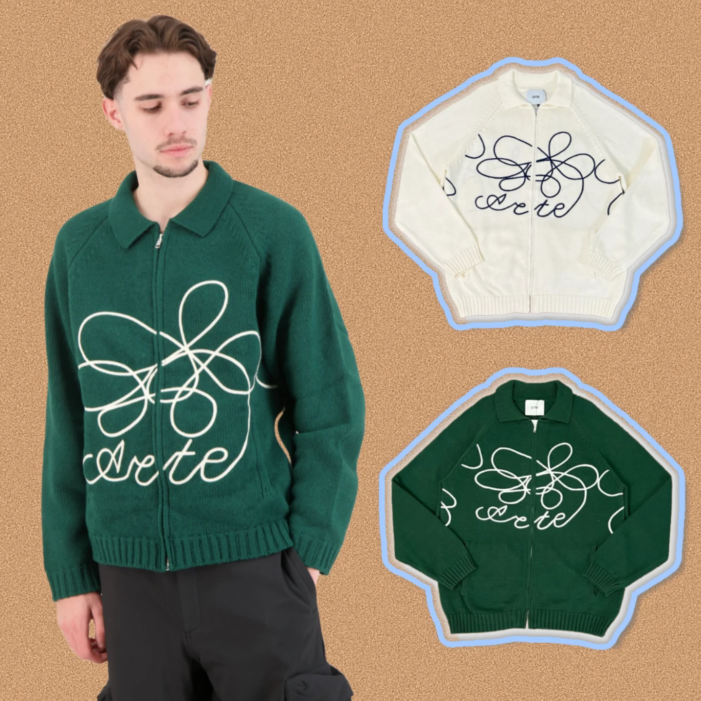 Arte Antwerp American Street Sle Винтажный воротник Открытый кардиган Свитер с вышивкой букв Вязаный M Faion Осенняя одежда
Arte Antwerp American Street Sle Винтажный воротник Открытый кардиган Свитер с вышивкой букв Вязаный M Faion Осенняя одежда