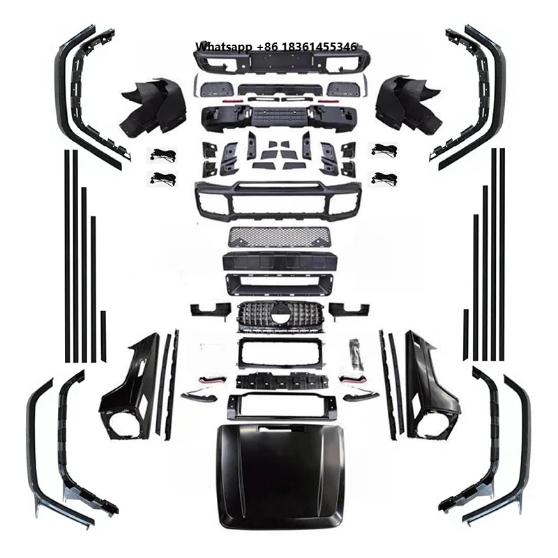 For G-Class W463 To W464 2004-2018 High Quality Premium Car Accessories Surrounds Front And Rear Bumper Modifications Body Kit
For G-Class W463 To W464 2004-2018 High Quality Premium Car Accessories Surrounds Front And Rear Bumper Modifications Body Kit