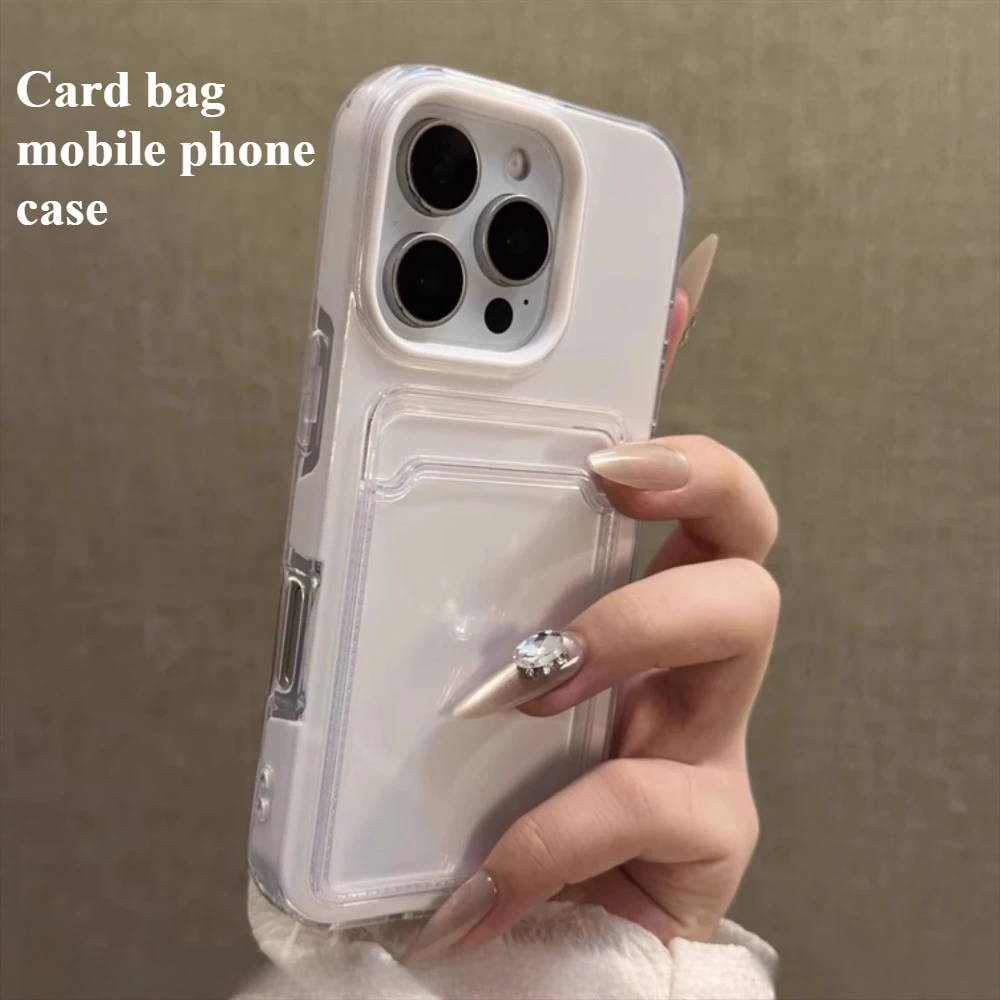 New Solid Color Suitable for Apple 16 Card Plug 2-IN-1 Mobile Phone Case IPhone15 ProMax Full-cover Anti-fall 14 13 12 Soft Case
New Solid Color Suitable for Apple 16 Card Plug 2-IN-1 Mobile Phone Case IPhone15 ProMax Full-cover Anti-fall 14 13 12 Soft Case