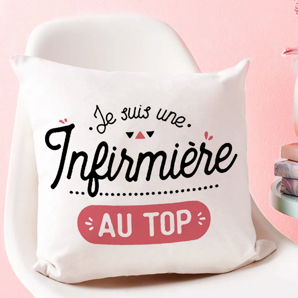 I Am A Top Nurse Print Pillow Cases Nurse Life Cushion Cover Funny French Printed Hospital Decor Pillow Cover Nurse's Day Gifts
I Am A Top Nurse Print Pillow Cases Nurse Life Cushion Cover Funny French Printed Hospital Decor Pillow Cover Nurse's Day Gifts