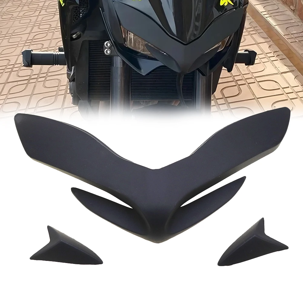 Front Fairing Aerodynamic Winglets Front Beak Nose Cone Extension Cover Fit For Kawasaki Z900 Z 900 2017 2018 2019 2020
Front Fairing Aerodynamic Winglets Front Beak Nose Cone Extension Cover Fit For Kawasaki Z900 Z 900 2017 2018 2019 2020