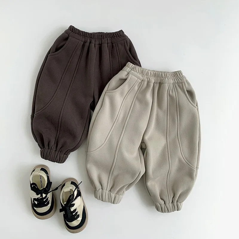 Winter Warm Baby Girls Boys Cotton Plain Thick Fleece Lined Sweatpants Kids Outdoor Track Trousers Children Outfit Bottoms 1-8Yr
Winter Warm Baby Girls Boys Cotton Plain Thick Fleece Lined Sweatpants Kids Outdoor Track Trousers Children Outfit Bottoms 1-8Yr