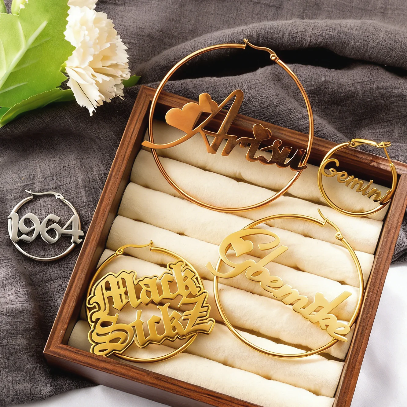 Fashion Personalized Custom Name Earrings For Women Stainless Steel Letter Earrings Charm Circle Earrings Weddings Party Jewelry
Fashion Personalized Custom Name Earrings For Women Stainless Steel Letter Earrings Charm Circle Earrings Weddings Party Jewelry