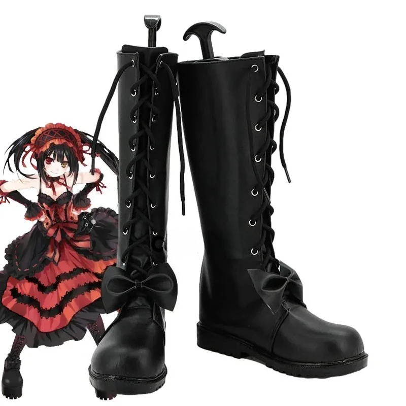 Anime DATE A LIVE Tokisaki Kurumi Cosplay Shoes Boots Halloween Party
Anime DATE A LIVE Tokisaki Kurumi Cosplay Shoes Boots Halloween Party