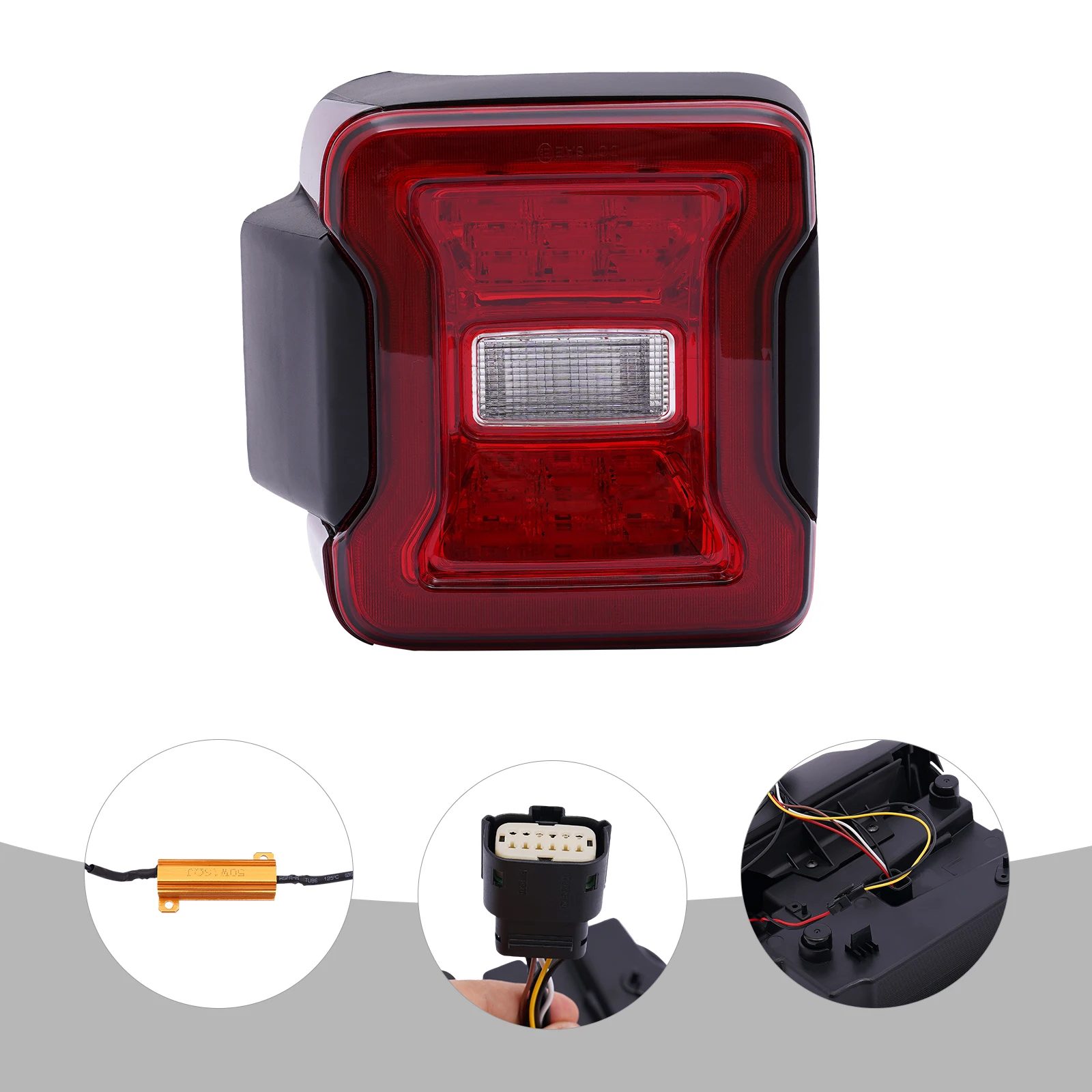 2018 To 2022 Jeep Wrangler Left LED Tail Lamp Replacement Rear Light OEM 68434890AB
2018 To 2022 Jeep Wrangler Left LED Tail Lamp Replacement Rear Light OEM 68434890AB
