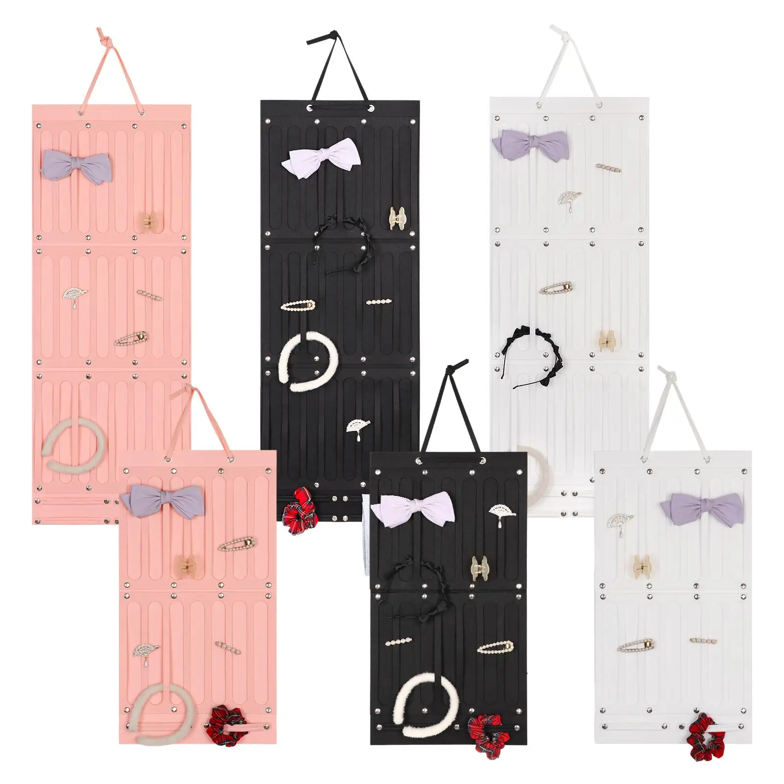 Hair Accessory Organizer Ribbons Hair Clips Hanger for Displaying Collection