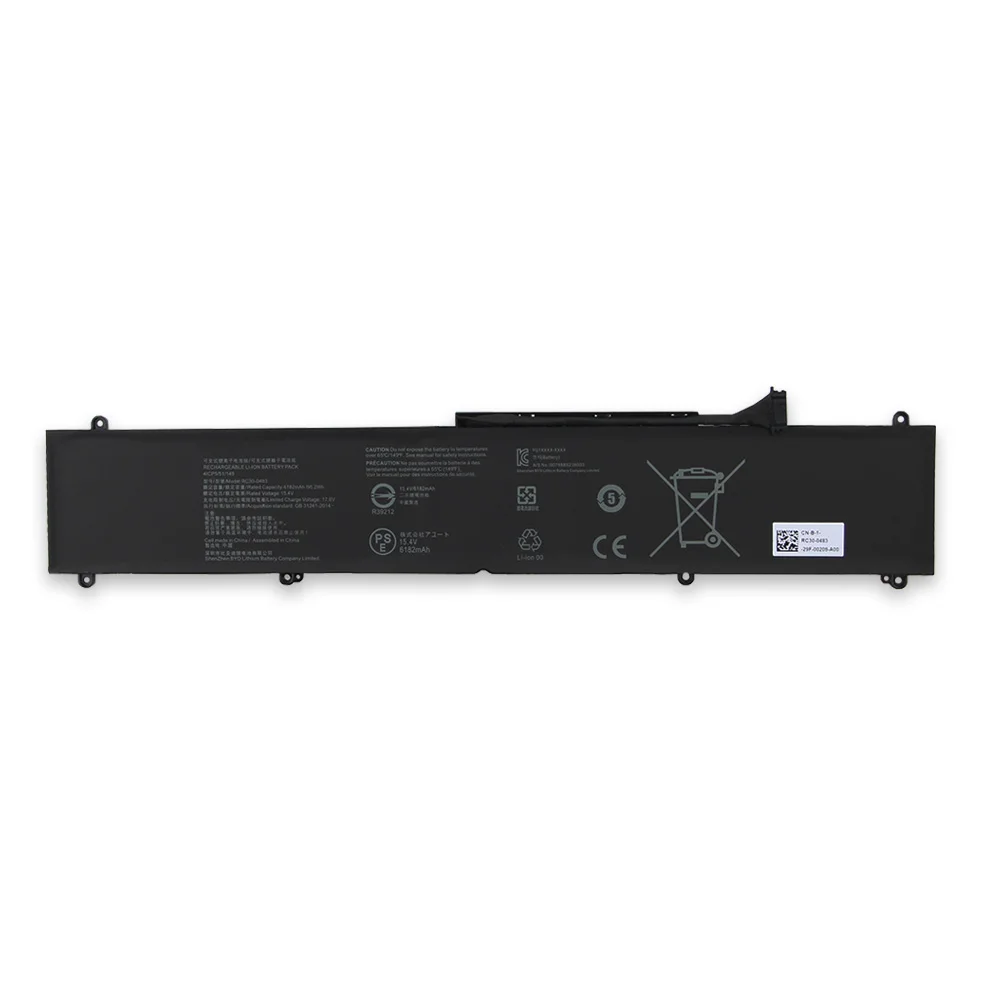 Battery RC30-0483 For Razer Blade 16 Early 2023 RZ09-0510 95.2Wh 6182mAh Long Lifespan
Battery RC30-0483 For Razer Blade 16 Early 2023 RZ09-0510 95.2Wh 6182mAh Long Lifespan
