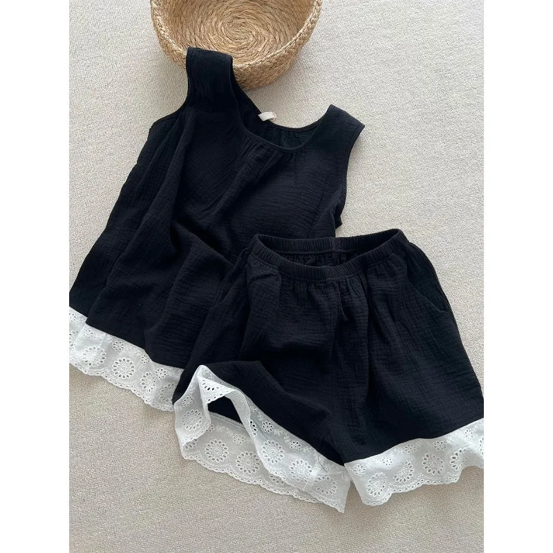 French Pure Desire Girl Soft Waxy Baby Yarn Strap Pajamas Women's Spring and Summer 2026 New Pure Cotton Loungewear Set
French Pure Desire Girl Soft Waxy Baby Yarn Strap Pajamas Women's Spring and Summer 2026 New Pure Cotton Loungewear Set