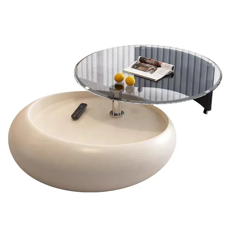 New design white tempered glass coffee table for living room modern light luxury tea table set
New design white tempered glass coffee table for living room modern light luxury tea table set