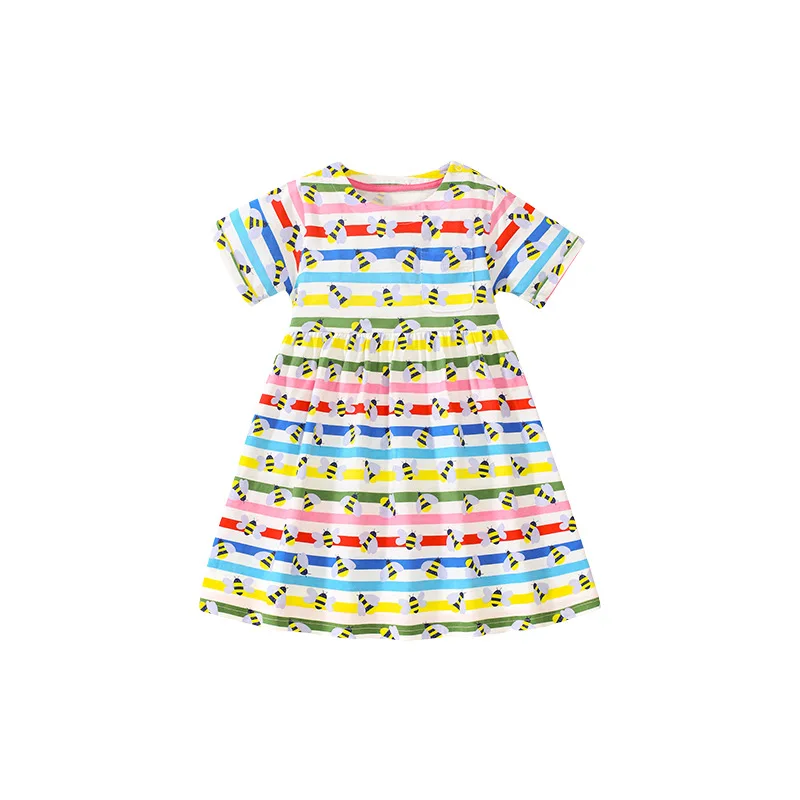 Summer New Girls' Short Sleeve Dress Style Children's Pure Cotton Cartoon Princess Dress
Summer New Girls' Short Sleeve Dress Style Children's Pure Cotton Cartoon Princess Dress