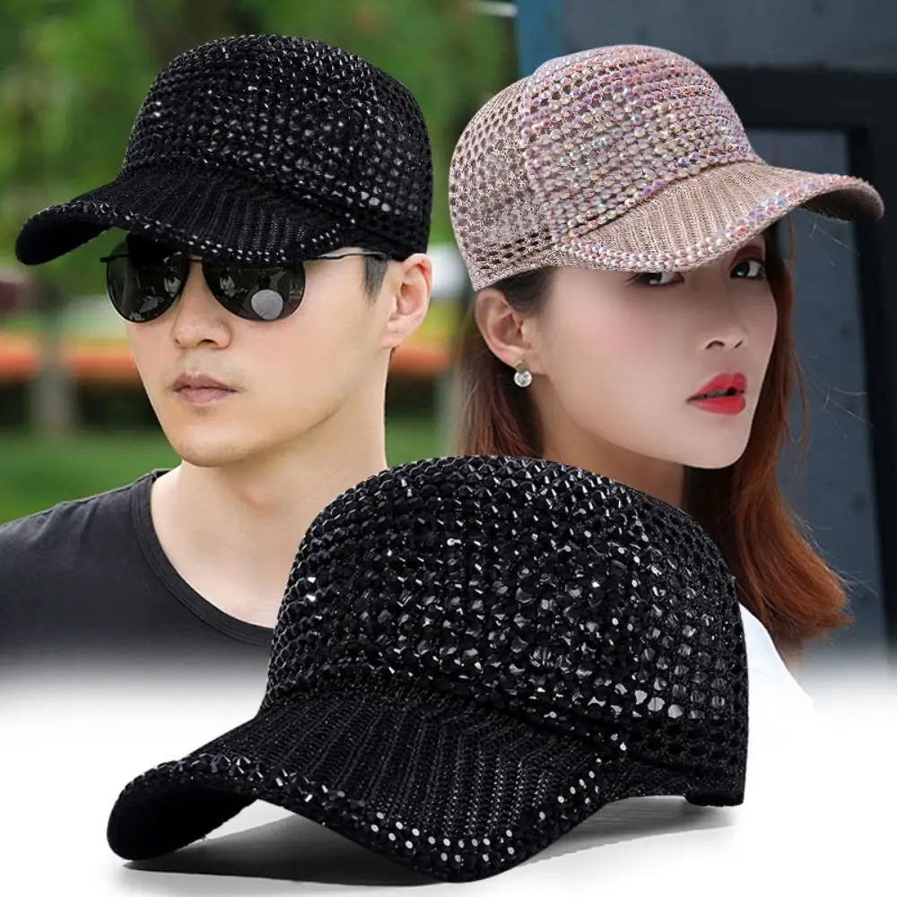 Mesh Rhinestone Baseball Cap Lightweight Breathable Woman Shiny Cap Simple Rhinestone Embellished Duck Tongue Hat Streetwear
Mesh Rhinestone Baseball Cap Lightweight Breathable Woman Shiny Cap Simple Rhinestone Embellished Duck Tongue Hat Streetwear
