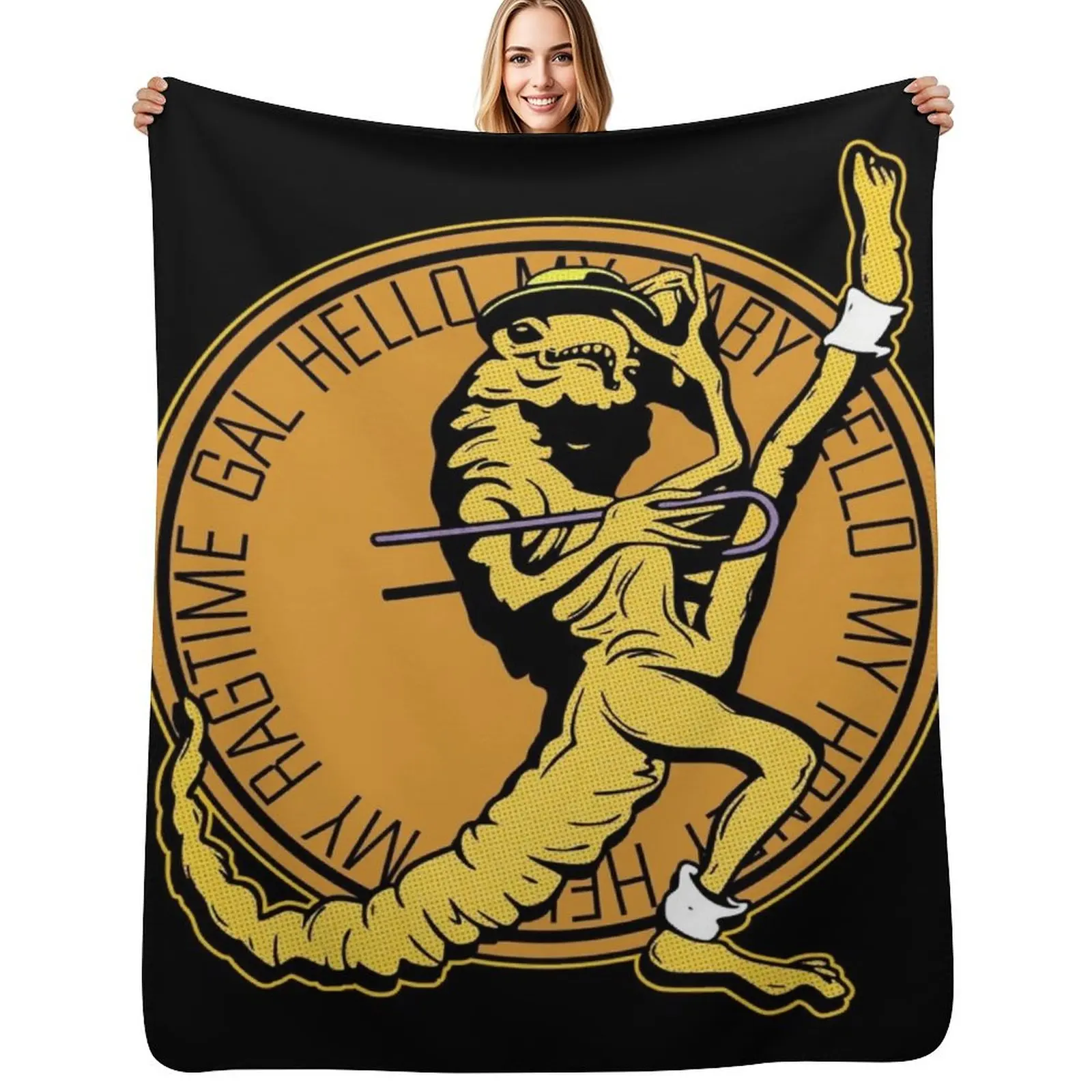 Chestburster Cabaret Throw Blanket Year Round Soft Comfortable Blanket for Home
Chestburster Cabaret Throw Blanket Year Round Soft Comfortable Blanket for Home