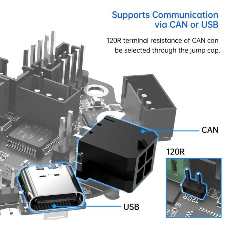 EBB36 CAN Tool Board 3D Printer Control Board Extruder Stepper Motor Replacement
EBB36 CAN Tool Board 3D Printer Control Board Extruder Stepper Motor Replacement