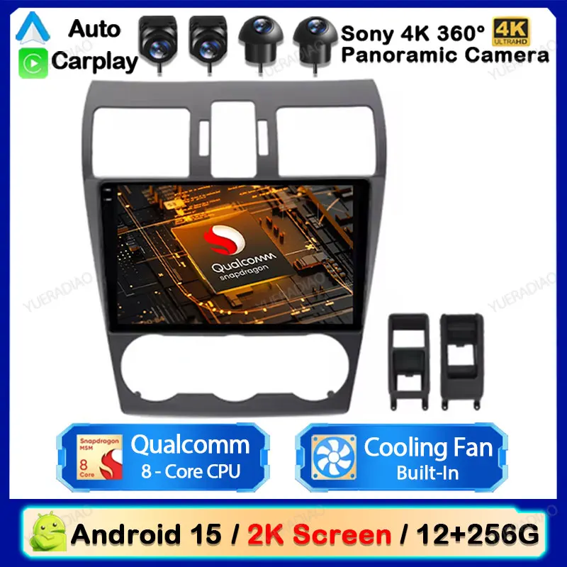 Автомобильный радиоприемник Android 15 для Subaru Forester 4 SJ XV WRX 2012-2015 2018 Carplay Auto GPS NAVI Мультимедийный стерео видеоплеер QLED
Автомобильный радиоприемник Android 15 для Subaru Forester 4 SJ XV WRX 2012-2015 2018 Carplay Auto GPS NAVI Мультимедийный стерео видеоплеер QLED