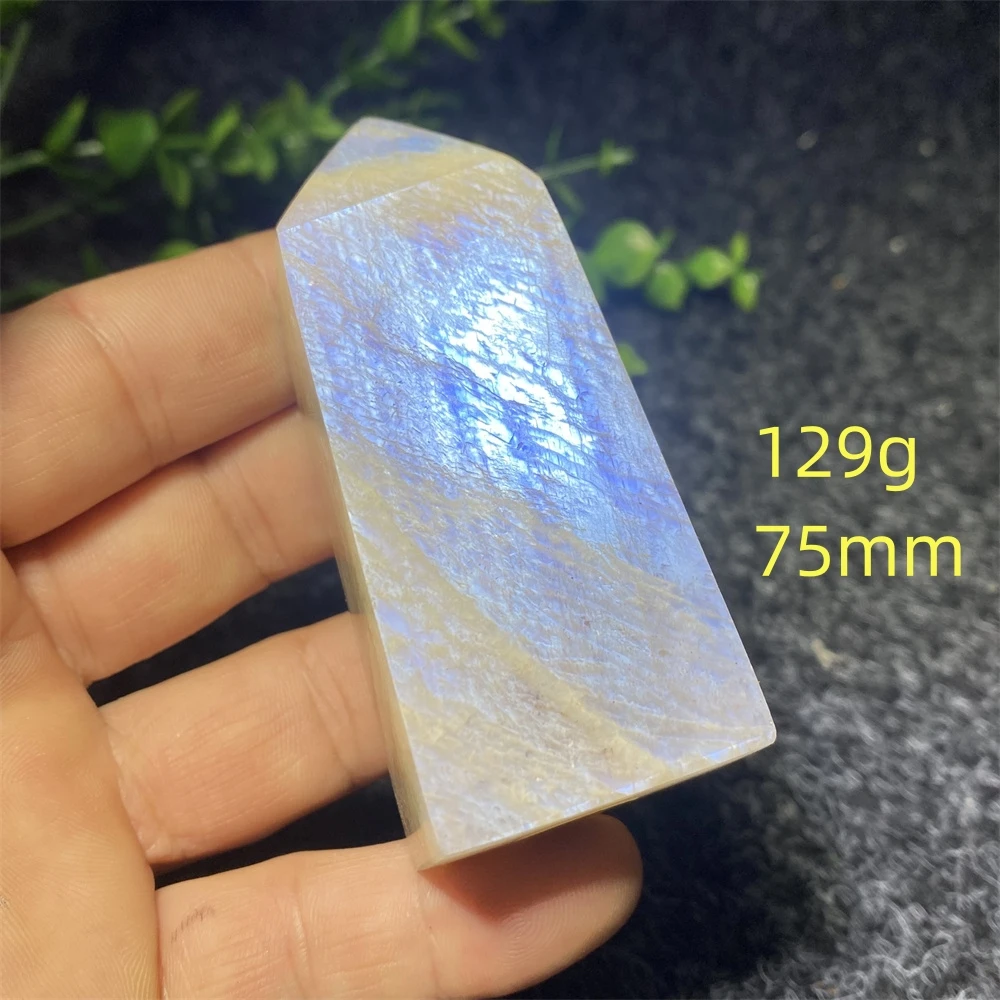 Pure Natural Gemstone Blue Moonstone Energy Ore Hexagonal Obelisk Pillar Crystal Wand Aura Treatment Room Decoration
Pure Natural Gemstone Blue Moonstone Energy Ore Hexagonal Obelisk Pillar Crystal Wand Aura Treatment Room Decoration