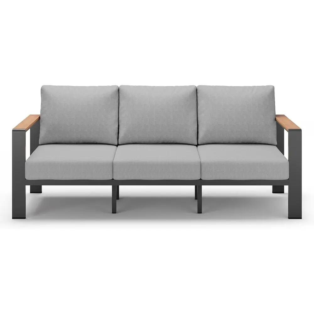 3-Seater All-Weather Patio Sofa with Washable Cushions, Modern Outdoor Couch for Balcony, Deck, Yard - Gray
3-Seater All-Weather Patio Sofa with Washable Cushions, Modern Outdoor Couch for Balcony, Deck, Yard - Gray