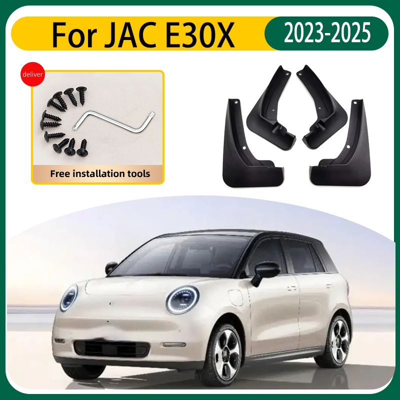 4PCS Car Mud Flaps For JAC E30X Accessories Yiwei 3 EV3 2023 2024 2025 Mudguards Splash Guard Front Rear Fenders External Parts
4PCS Car Mud Flaps For JAC E30X Accessories Yiwei 3 EV3 2023 2024 2025 Mudguards Splash Guard Front Rear Fenders External Parts