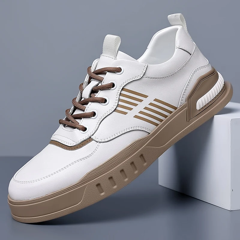 Spring New White Outdoor Sports Shoes Casual Shoes Men Shoes Leather Shoes Designer Fashion High-quality Flat Skateboard Shoes
Spring New White Outdoor Sports Shoes Casual Shoes Men Shoes Leather Shoes Designer Fashion High-quality Flat Skateboard Shoes