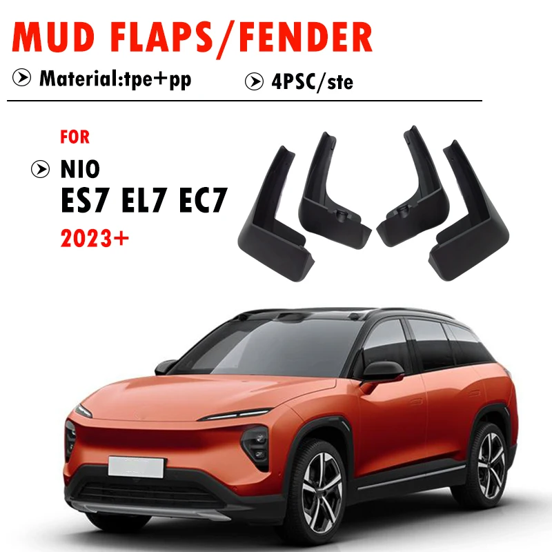 For NIO ES7 EC7 EL7 Mudguard Fender Mud Flap Guards Splash Mudflaps Car Accessories Front Rear 4pcs 2023 2024 2025 2026
For NIO ES7 EC7 EL7 Mudguard Fender Mud Flap Guards Splash Mudflaps Car Accessories Front Rear 4pcs 2023 2024 2025 2026