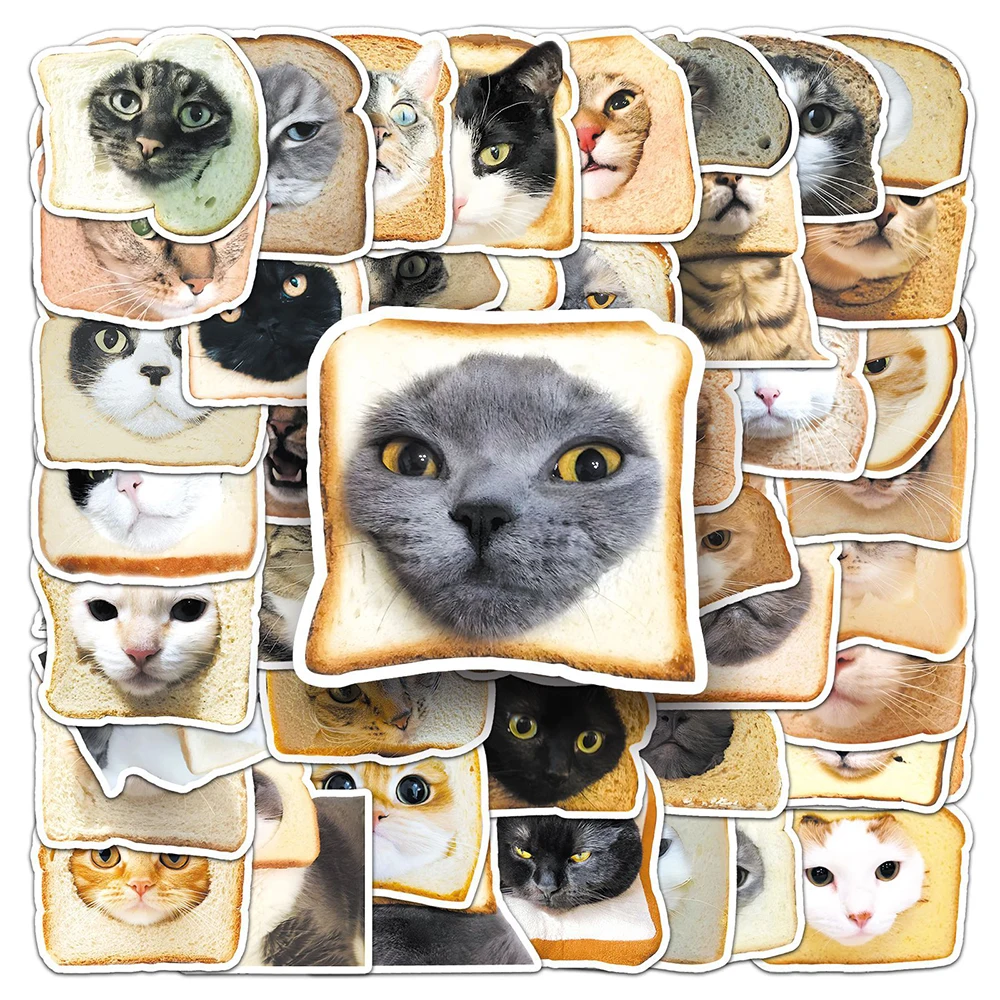 10/30/50pcs Funny Bread Cat MEME Graffiti Stickers Cute Animal Cartoon Decal DIY Luggage Laptop Phone Car Waterproof Sticker Toy
10/30/50pcs Funny Bread Cat MEME Graffiti Stickers Cute Animal Cartoon Decal DIY Luggage Laptop Phone Car Waterproof Sticker Toy