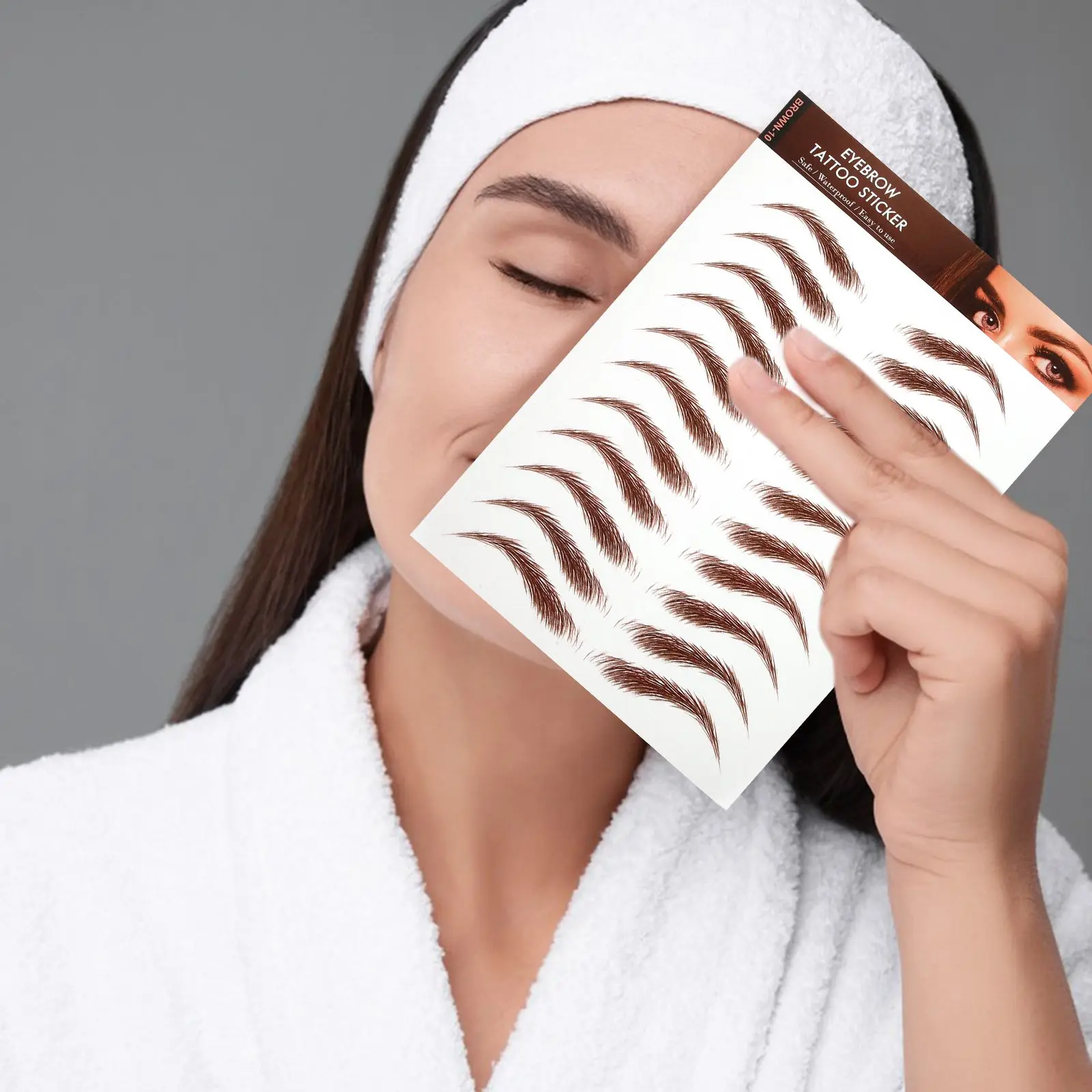 5pcs Eyebrow Stickers Brown Waterproof Makeup Transfers Costume Tattoos Long Lasting Eyebrow Tattoo Stickers Eye Makeup Supplies
5pcs Eyebrow Stickers Brown Waterproof Makeup Transfers Costume Tattoos Long Lasting Eyebrow Tattoo Stickers Eye Makeup Supplies
